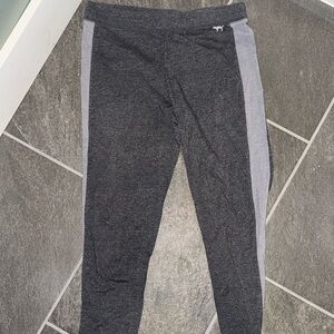 6/$15 PINK Victoria's Secret Dark Gray and Light Gray Leggings